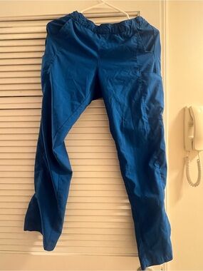 WonderWink Blue Elastic Waist Swim Shorts